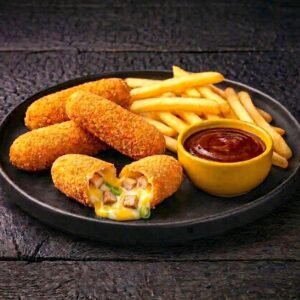 Cheddar Chicken Poppers