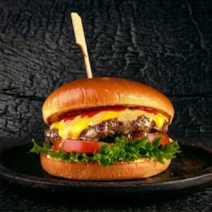 100 Grams Homemade Cheese Burger