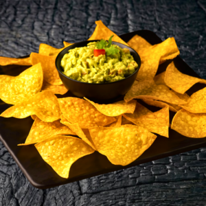 Corn Tortilla Chips And Guacamole