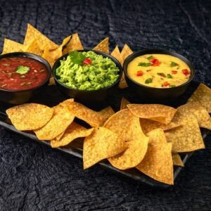 Chips and 3 Dip Combo Platter