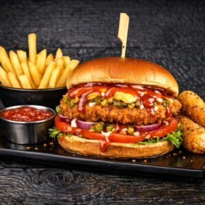 Sahtein Chicken Burger